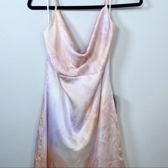 Lulus Tie Dye Midi Slip Dress NWOT - Picture 11 of 16